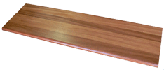 Traditional 1" Santos Mahogany Stair Treads