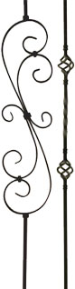 Premium Iron Balusters from Stair-Treads.com