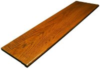 Gunstock Red Oak stair tread