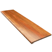 Solid Brazilian Cherry Stair Tread