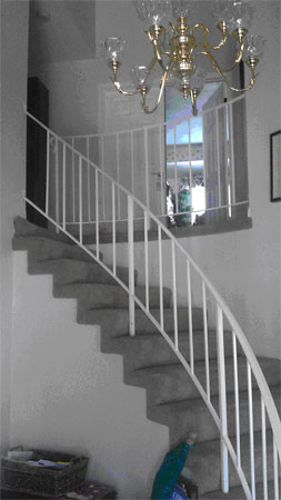 Curved Staircase Remodeling from Stair-Treads.com