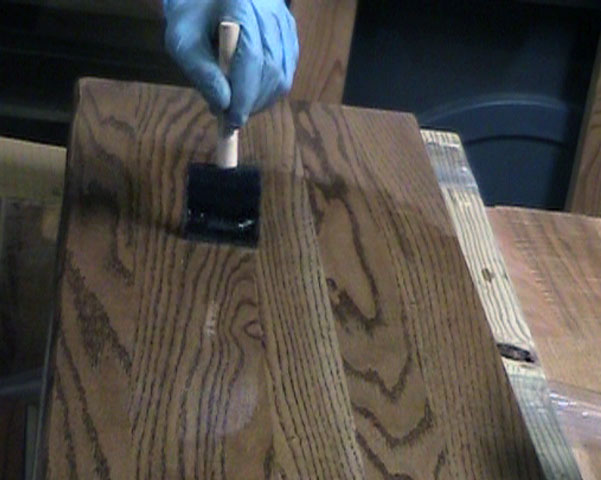 Staining Stair Treads