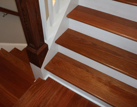 Brazilian Cherry Stair Treads