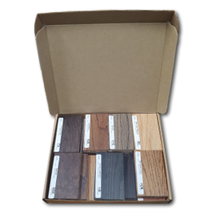 Order a sample pack to see the stain color choices