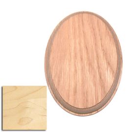7337 Maple Oval Rosette - 4 in x 5-1/2 in
