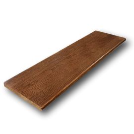 Red Oak Gunstock Traditional Stair Tread Closed 36 in