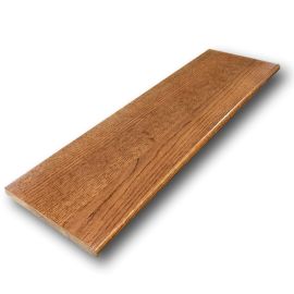 Red Oak Mohawk Gold Traditional Stair Tread Closed 48 in