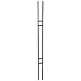 1/2" Square Iron Baluster - Craftsman Double Panel