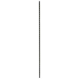 1/2" Square Iron Baluster - Plain  "Hammered Stock"