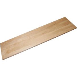 White Hard Maple Natural (Prefinished Clear) Retro Stair Tread Closed 36 in