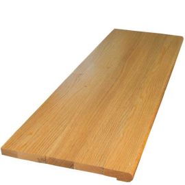 Prefinished Red Oak Retro Tread - Natural (Prefinished Clear) - Closed 42 in