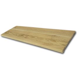 White Oak Unfinished Retro Stair Tread Closed 60 in