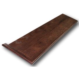 Red Oak Lowcountry Cordial Traditional Left Return Stair Tread 72 in