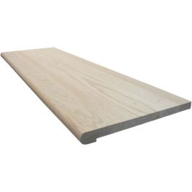 Red Oak Unfinished Retro Stair Tread Closed 42 in