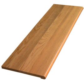 White Oak Natural (Prefinished Clear) Retro Stair Tread Closed 36 in