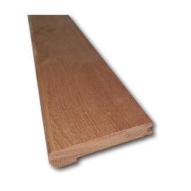 Sapele Unfinished Landing Tread 42 in