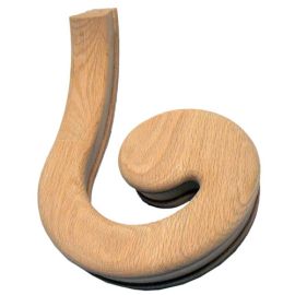 7035 Oak Right Hand Volute with Up Easing