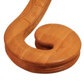7935 Oak Right Hand Volute with Up Easing