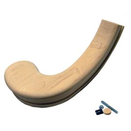 7040 Maple Left Turnout Handrail Fitting