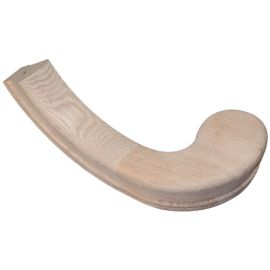 7045  Oak Right Hand Large Turnout Handrail Fitting