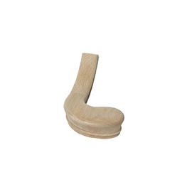 7245  Oak Right Hand Large Turnout Handrail Fitting
