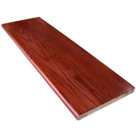 Red Oak Cherry Traditional Stair Tread Closed 54 in
