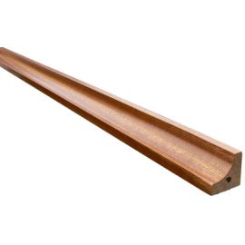 Sapele Natural (Prefinished Clear) Cove Moulding 48 in