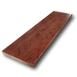 Red Oak Cherry Traditional Stair Tread Closed 84 in