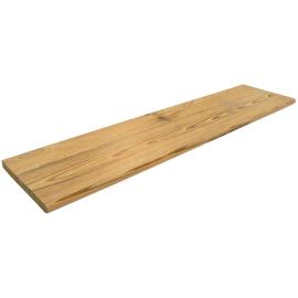 Caribbean Heart Pine Knotty Unfinished Traditional Stair Tread Closed 84 in
