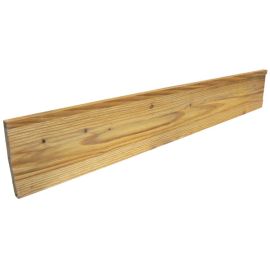 Caribbean Heart Pine Knotty Unfinished Traditional Riser 36 in
