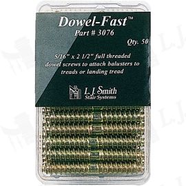LJ-3076 Baluster Dowel Screws (50 Pack)