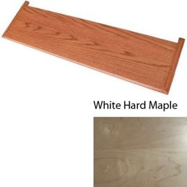 Prefinished Double Return White Hard Maple Retro-Fit Stair Tread