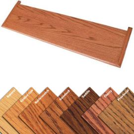 Double Return Traditional 1" Red Oak Stair Tread