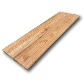 Red Oak Natural (Prefinished Clear) Traditional Stair Tread Closed 36 in