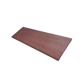Santos Mahogany Unfinished Retro Stair Tread Closed 94 in
