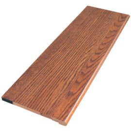 Red Oak Saddle Retro Stair Tread Closed 72 in
